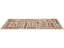 Kusový koberec do kuchyně Sisalo Drinks 80x200 cm