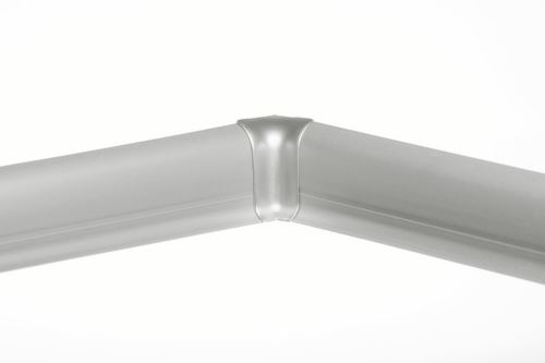 Soklová Lišta AP30 Vnitřní Roh PVC stříbrná