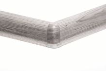 Soklová Lišta AP30 Vnější Roh PVC dub šedý