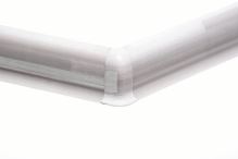 Soklová Lišta AP30 Vnější Roh PVC woodstock white