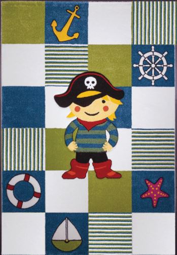 Dětský kusový koberec Kiddy Ocean Cream 120x170cm
