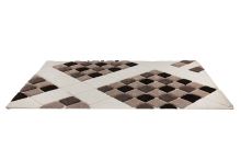 Luxusní kusový koberec Velour Plus 3D Cube White 120x170cm