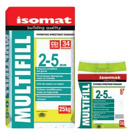 ISOMAT MULTIFILL 2-5 spárovací hmota cementová CG2 WA bílá, 25 kg, CG2 WA
