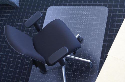 Podložka pod kolečkovou židli bezbarvá