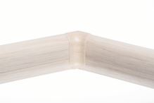 Soklová Lišta AP30 Vnitřní Roh PVC popelavě bílý